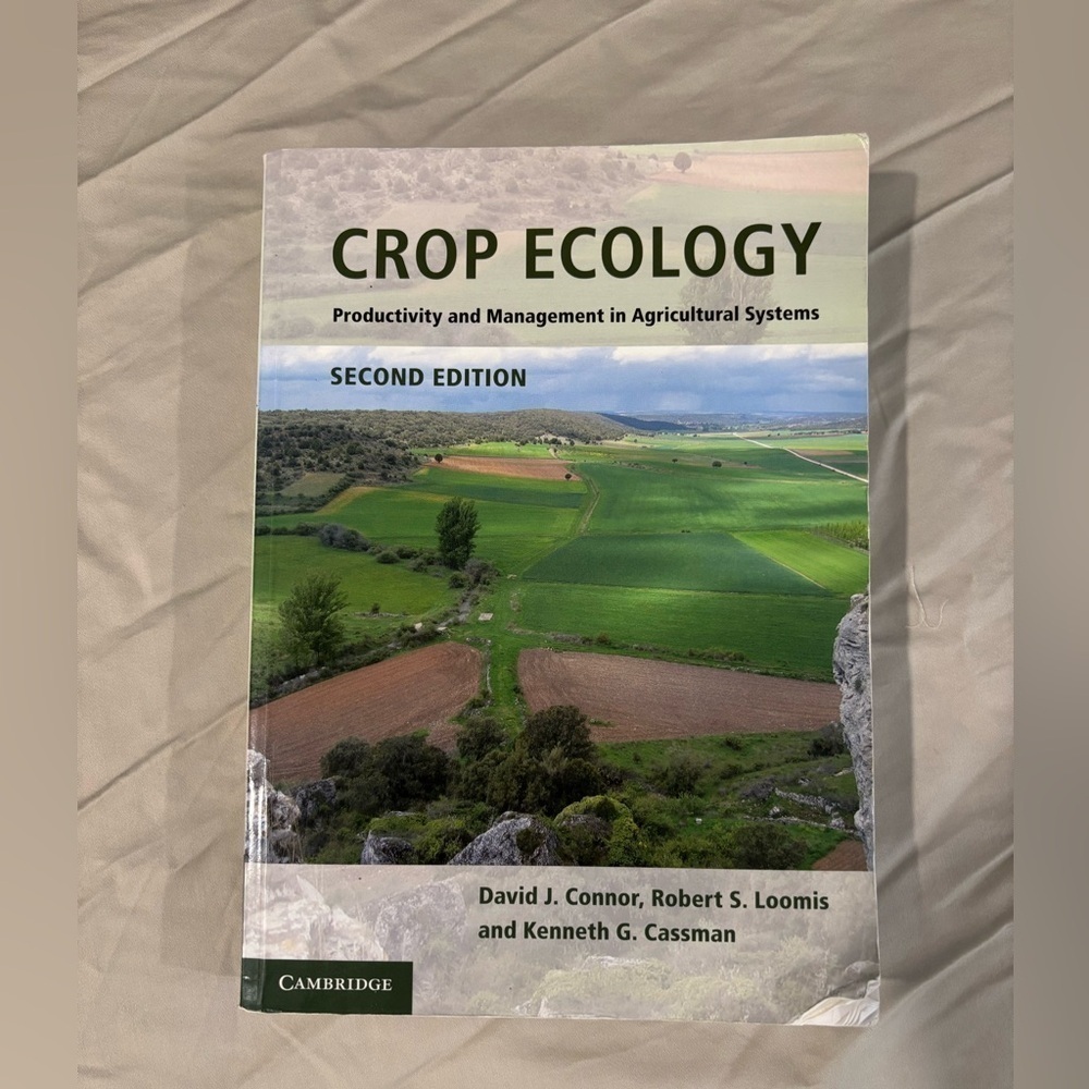 Second Edition Paperback Ecology textbook​​​​​​